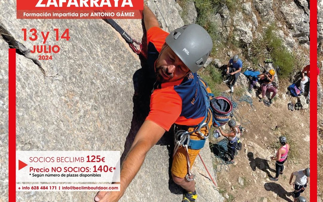 Curso de iniciación a la escalada en Roca en Zafarraya – 13 y 14 de julio